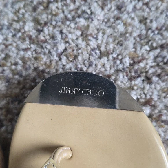 Jimmy Choo Patent Leather Sandals - Picture 11 of 11